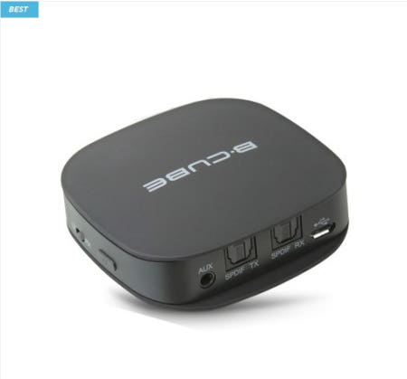 블루투스 송수신기 오디오광 TV 동글 APTX-HD 5.0리시버 BCUBE BTR505