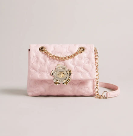 [해외]TED BAKER Ayshana Magnolia Quilted Mini Cross Body Bag 264993 Pl-Pink