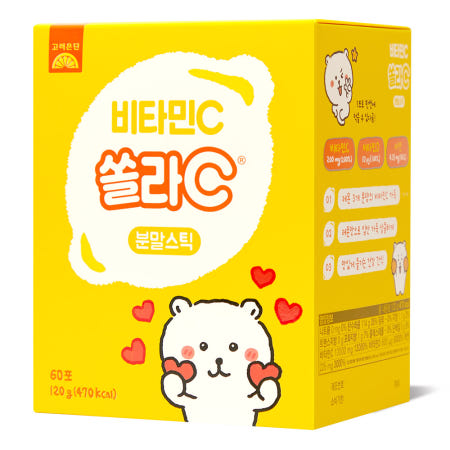 고려은단 비타민C 쏠라C 분말스틱 60포, 1개