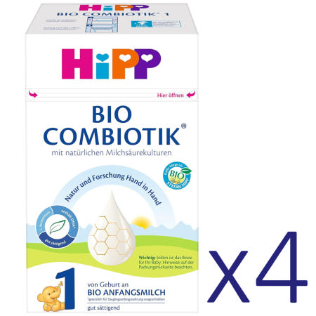 [해외]독일 HiPP 힙 바이오 콤비오틱 1단계 600g x 4개 조제유 분유