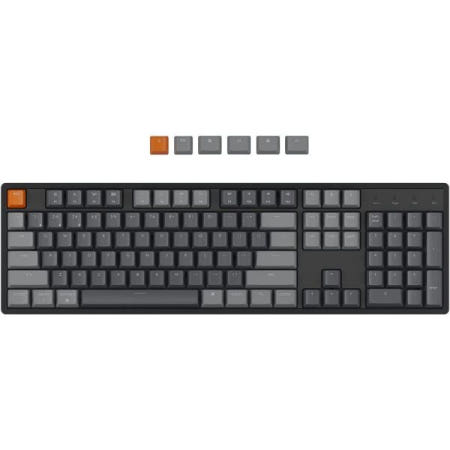 [Keychron][해외]키크론 K10 104키 핫스왑 유무선 기계식 게이밍 키보드 Gateron G Pro 갈축