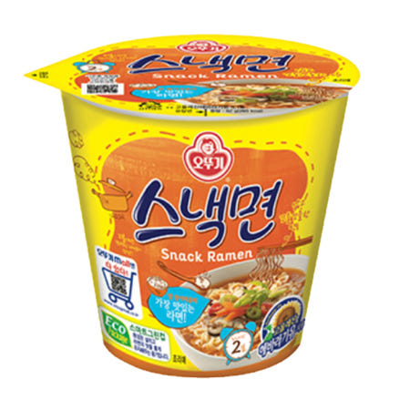 오뚜기 스낵면 소컵 62gx6컵x2박스