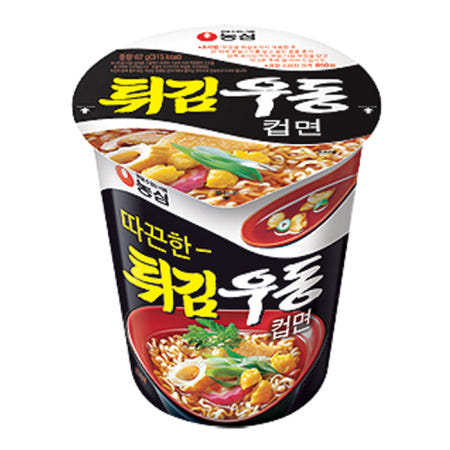 농심 튀김우동 소컵 62gx6컵x3박스