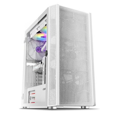 앱코 수트마스터 P1000 미들타워 PC케이스 화이트