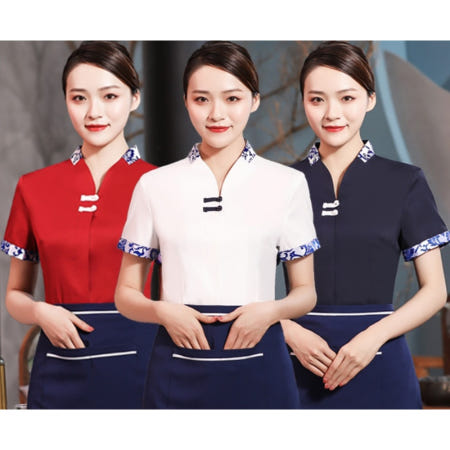 [룰루랄라 협력사][해외]레스토랑 유니폼 호텔 중식 일식 요식업 서빙 알바 홀 서빙복