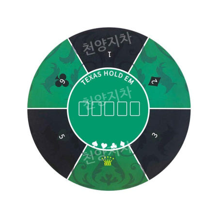 [해외]홀덤매트 테이블 보드게임판 카드 접이식 게임판