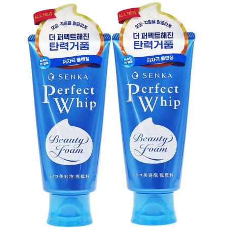 센카 퍼펙트 휩 페이셜 워시A 120g x2개 국민클렌징폼 국민세안제