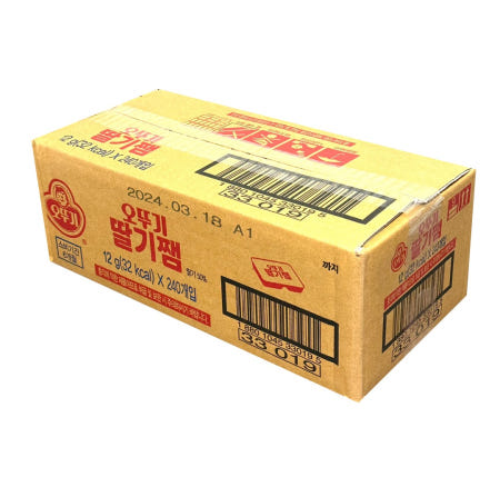오뚜기 딸기잼 디스팬펙 12g, 240개