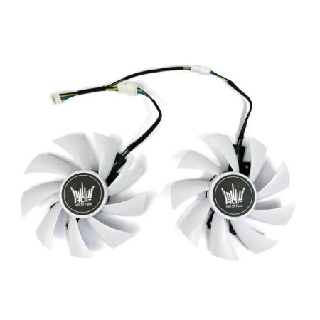 [해외]GALAX GeForce GPU 쿨러 선풍기, GTX2060 1660ti EX 화이트 OC 그래픽 카드 85mm GA92S2U