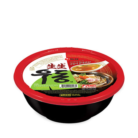 큰컵라면 농심 생생우동 큰사발 276g, 12개