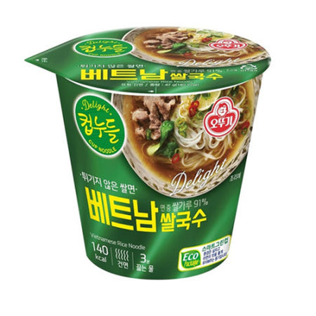 소컵라면 오뚜기 컵누들 베트남쌀국수, 47g, 24개