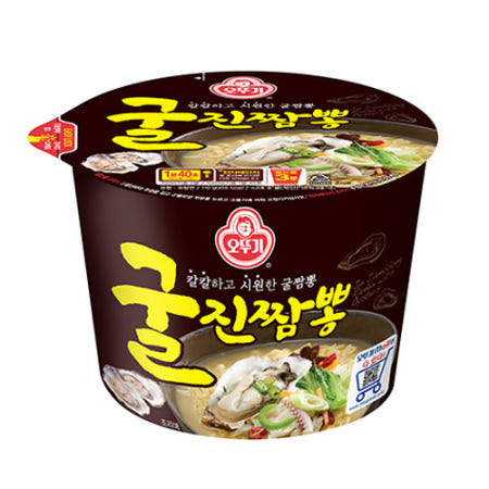 큰컵라면 오뚜기 굴진짬뽕 110g, 24개