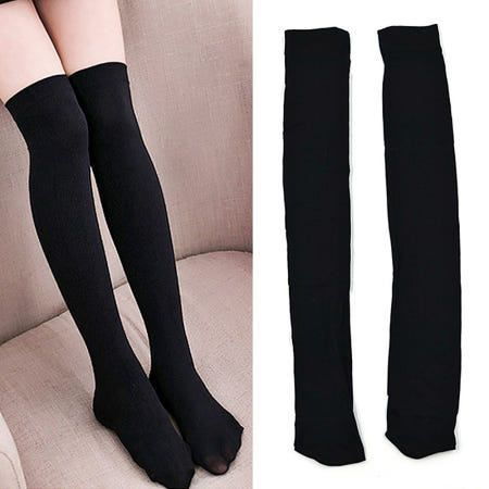 [해브펀 협력사]여성 레깅스 양말 스타킹 중학생 발목 긴 코디 검정색 사이트 짱짱한 롱 패션 쫀쫀한 목긴 성인 무지 삭스