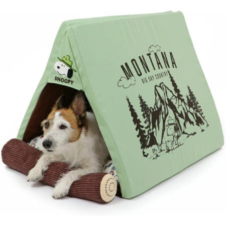 [해외]펫파라다이스 스누피 비글 스카우트 50주년 텐트 반려견 하우스 일본발송 무료배송