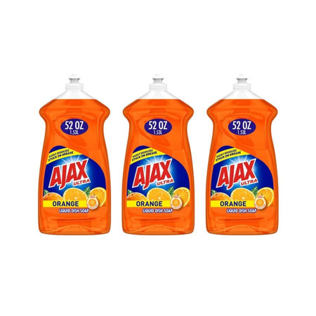 [해외]에이젝스 울트라 액션 주방 세제 오렌지 향 1.53L 3팩 Ajax Ultra Triple Action Liquid Dish Soap Orange