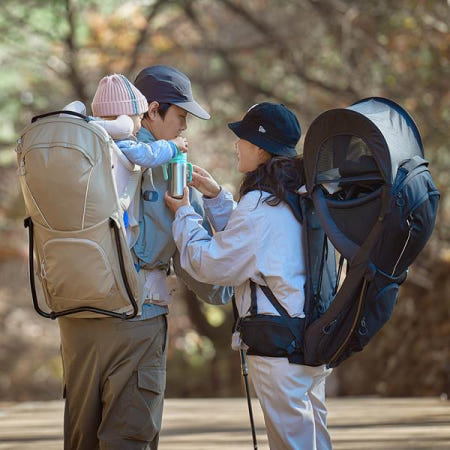 포브 볼레프로 아기 등산캐리어 백팩 캠핑의자겸용 목베게 침받이