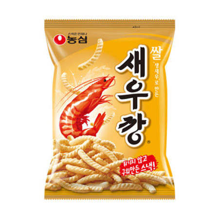 스낵 농심 새우깡 쌀, 80g, 5개