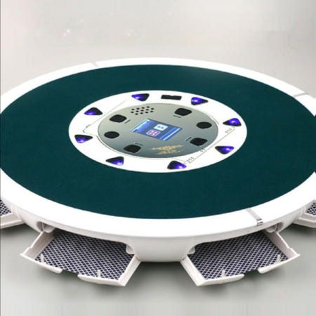 [워킹오션 협력사][해외]자동 포커 머신 카드 테이블 홀덤 게임 접이식 카지노 딜러 가정용 기계 바카라 세트 휴대용