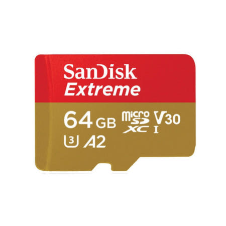 샌디스크 Extreme microSD카드 UHS-I U3 V30 64GB