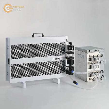 [해외]앤트마이너용 수냉식 열, 비트코인 채굴기, S19 Pro + Hyd 시스템 냉각기 기계, 심천 스팟, 무료 배송, 8KW, 신제품