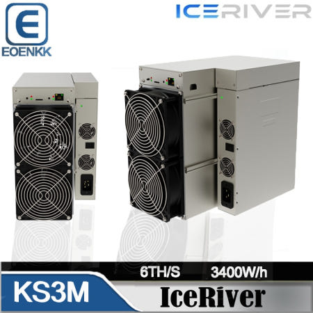 [해외]재고 아이스 리버 KAS KS3M, 6T 아식스 마이너, 3400W 카스파 마이닝 암호화 기계, 무료 배송, 신제품