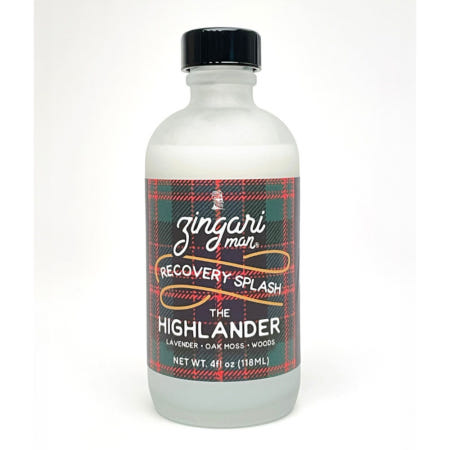 [해외]징가리맨 하이랜더 리커버리 스플해시 에프터 쉐이빙 스킨