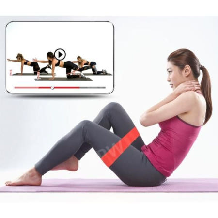 [해외]힙밴드 고무 허벅지 근력 힙업 스쿠트 루프 운동 요가 헬스 밴드 638307 그린 5파운드(2개 구매시 1개 무료)