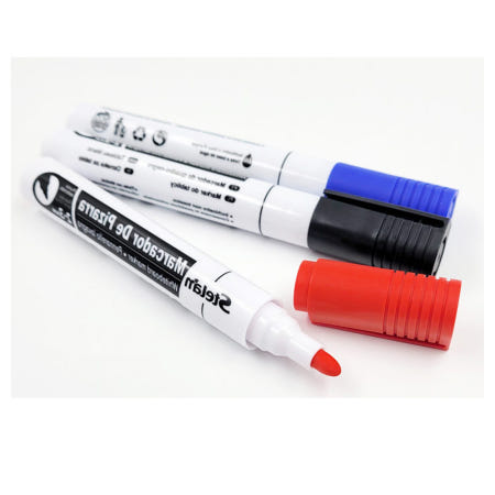 [일루전 협력사]잘안마르는 수성 매직 마크펜 진한 보드마카 3색 세트 잘지워지는 두꺼운 굵은 화이트보드펜