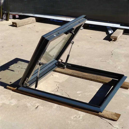 [케이이제이상사 협력사][해외]알루미늄 채광창 경량 지붕 미닫이 샷시 폴딩 환풍