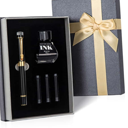 [더윤즈협력사]메리메이커스 고급 드래곤 만년필 선물세트 일본 고급선물 입문용 무료 골드 명품