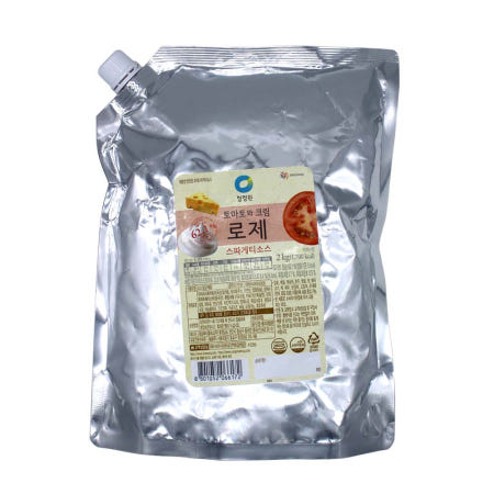 청정원 토마토와 생크림 로제 스파게티소스 2kg×5개