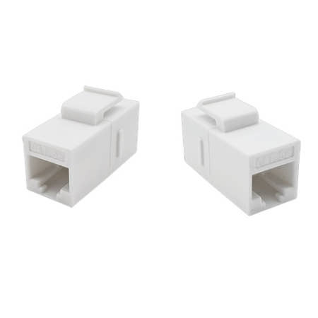 [라인업시스템㈜]랜스타 CAT5E UTP 8P8C RJ-45 I형 키스톤 장착형 커플러 LS-EIC-UKW