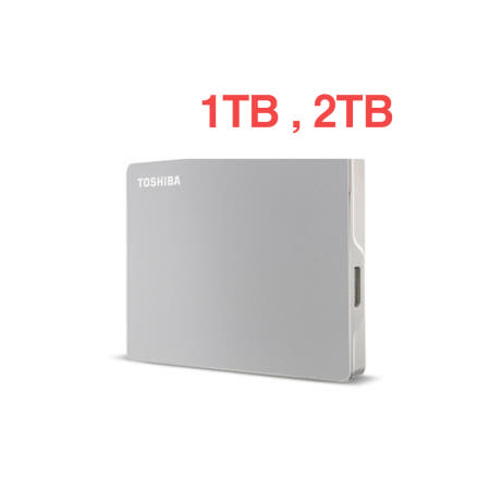 도시바 외장하드 1TB 2TB 4TB Canvio Flex 1테라 2테라 4테라 칸비오플렉스 3년보증 동시사용 케이블포함 맥호환