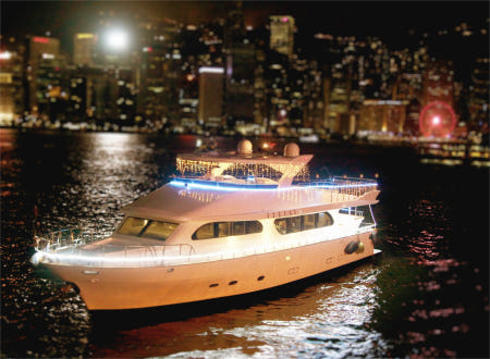 홍콩 빅토리아 하버 나이트 크루즈 & 심포니 오브 라이트