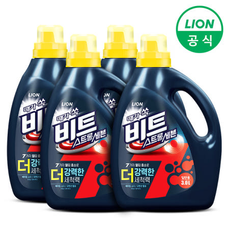 비트 스트롱 세븐 액체세제 3L 용기 2개+2개