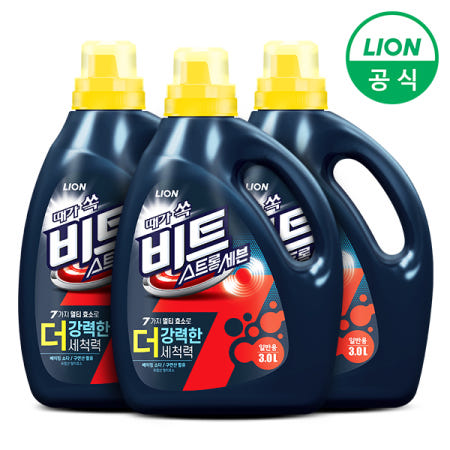 비트 스트롱 세븐 액체세제 3L 용기 x 3개