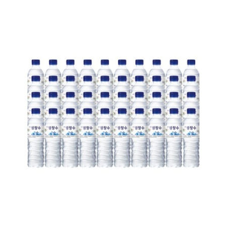 해태 강원평창수 500ml 40병 무라벨 유라벨 랜덤 먹는샘물 생수 물 천연 미네랄 워터 미니