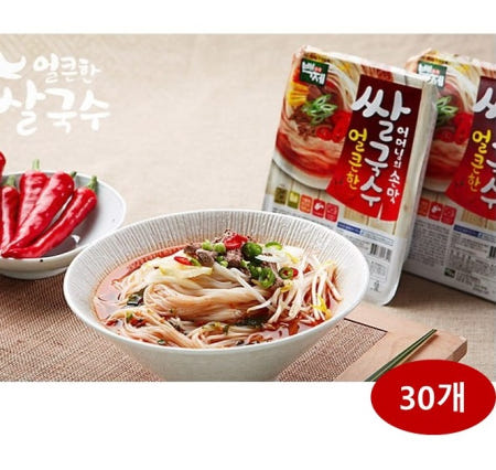 Since1978 백제 즉석쌀국수 얼큰한 맛 30개