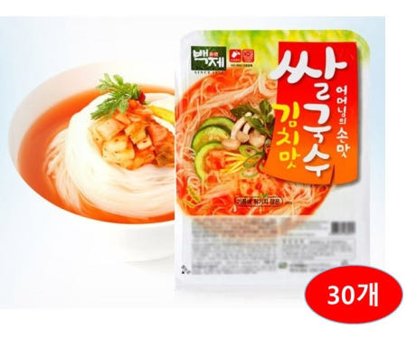Since1978 백제 즉석쌀국수 김치맛 30개