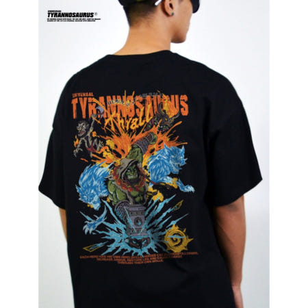 [해외]하스스톤 반소매 반팔 티셔츠 굿즈 코튼 남녀공용