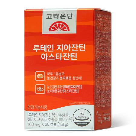 고려은단 루테인 지아잔틴 아스타잔틴 30캡슐, 1개