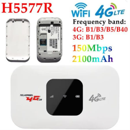 [해외]와이파이 라우터 4G LTE 미니 모바일 SIM 카드 슬롯 포함 자동차 여행 휴가 렌탈 캠핑 모임 2100MAH 150MBPS 모뎀