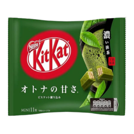 [해외]일본 네슬레 킷캣 말차 초콜릿 녹차 맛 그린티 미니 Kit Kat