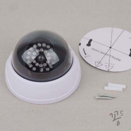 [꽁s협력사]꽁s마켓 LED 돔형 가짜CCTV 모형카메라 모형감시카메라