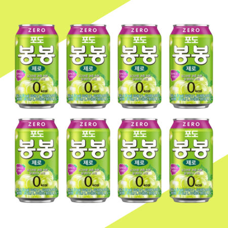 봉봉 포도 제로 340ml 24캔