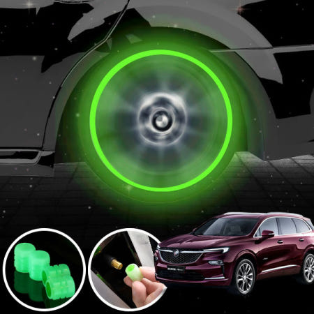 [자체제작]배터리온 엔클라이브 자동차 타이어 형광 공기 노즐캡 4PCS UCA-091 cs23002