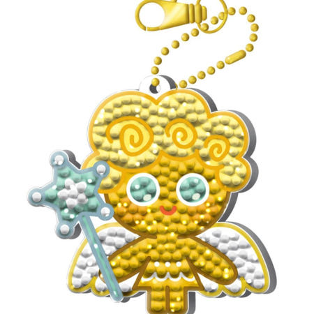 [제이인뉴협력사]보석십자수 키링 쿠키런 천사맛 쿠키 6X7 DIY키링 보석비즈십자수