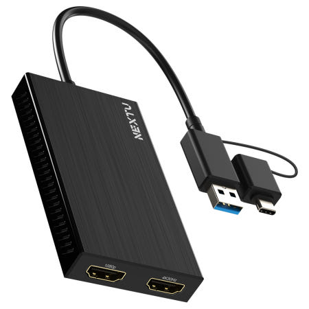 [㈜이지넷유비쿼터스]넥스트유 NEXTU 5322TCH-DUAL 노트북 모니터 2개연결 USB 듀얼 어댑터