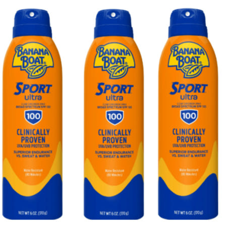 [해외]바나나보트 선스프레이 3개 동남아 골프여행 스포츠 자외선차단제