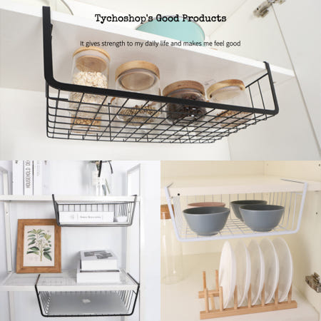 옷장 걸이 선반 사이 끼움 소품 정리함 다용도 공간활용 메탈 수납선반